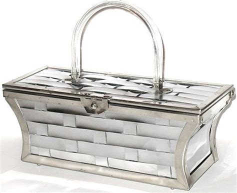 basket weave metal box|Basket Weave Metal .